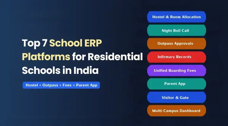Top 7 School ERP Platforms for Residential Schools in India