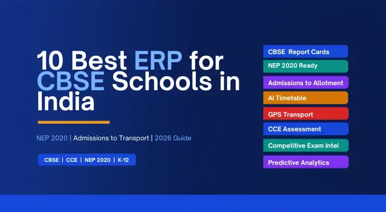 10 Best ERP for CBSE Schools in India (2026 Guide)