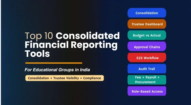 Top 10 Consolidated Financial Reporting Tools for Educational Groups in India