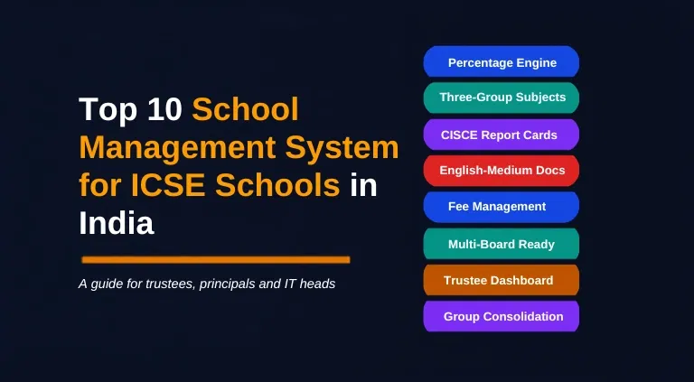 Top 10 School Management System for ICSE Schools in India