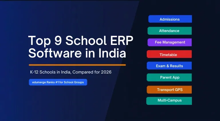 Top 9 School ERP Software for K-12 Schools in India