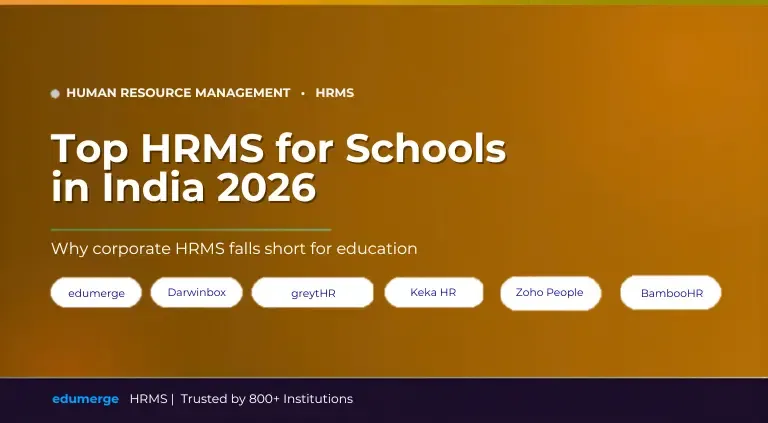 Top HRMS Platforms for Schools in India 2026