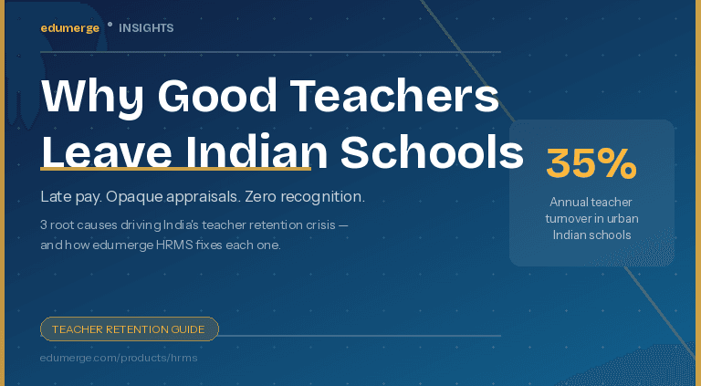 How to Reduce Teacher Turnover in Indian Schools (And Why Most Schools Are Getting It Wrong)