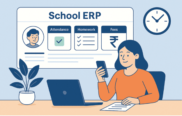 How One School ERP Can Simplify a Parent's Entire Day