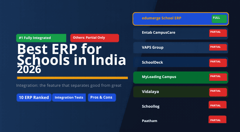 Best ERP Platforms for Schools in India 2026