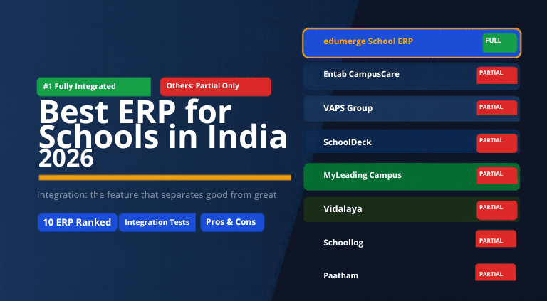 Best ERP Platforms for Schools in India 2026
