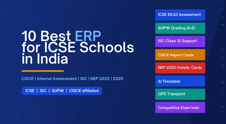 10 Best ERP for ICSE Schools in India (2026)