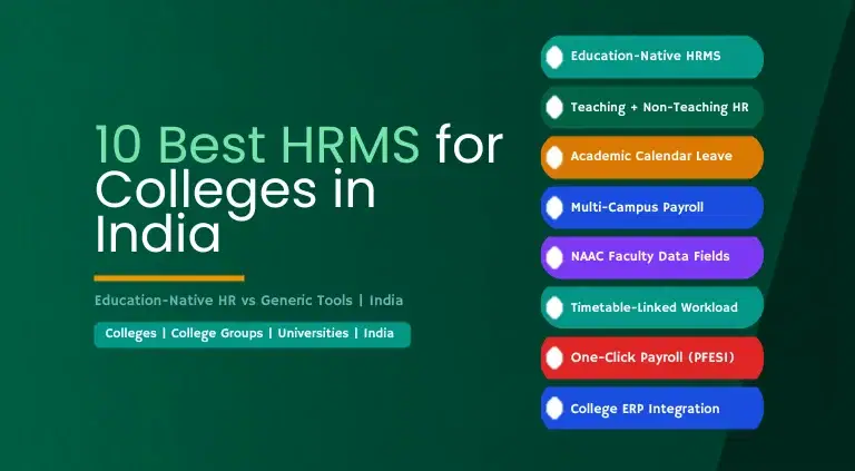 10 Best HRMS for Colleges in India