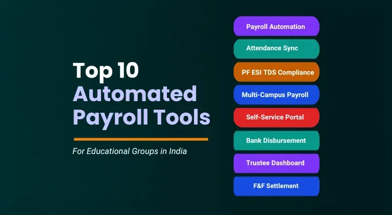 Top 10 Automated Payroll Tools for Educational Groups in India