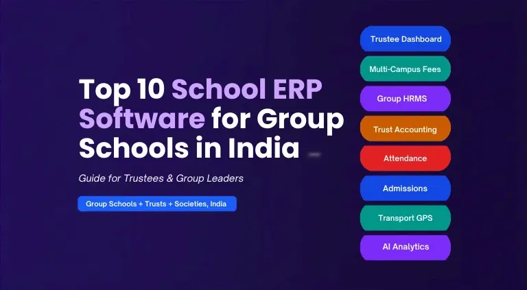 Top 10 School ERP Software for Group Schools in India