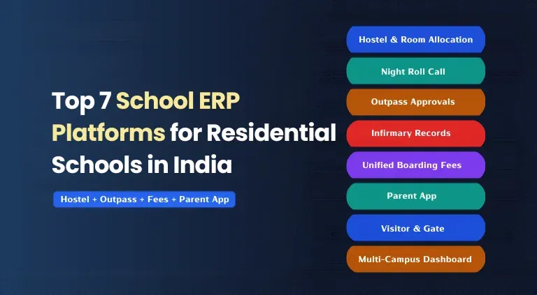 Top 7 School ERP Platforms for Residential Schools in India