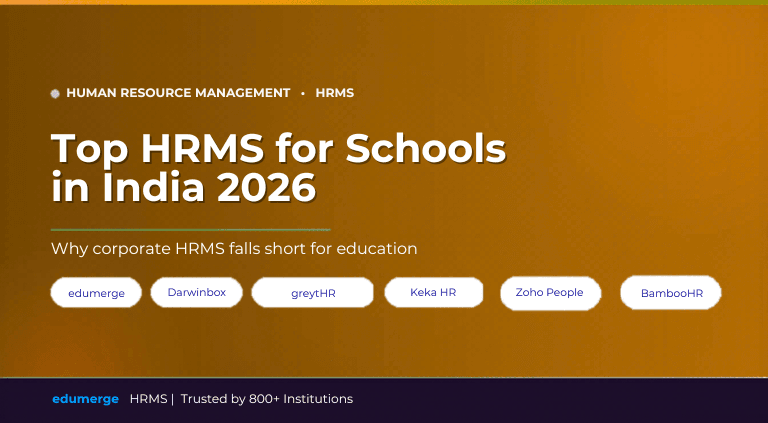Top HRMS Platforms for Schools in India 2026
