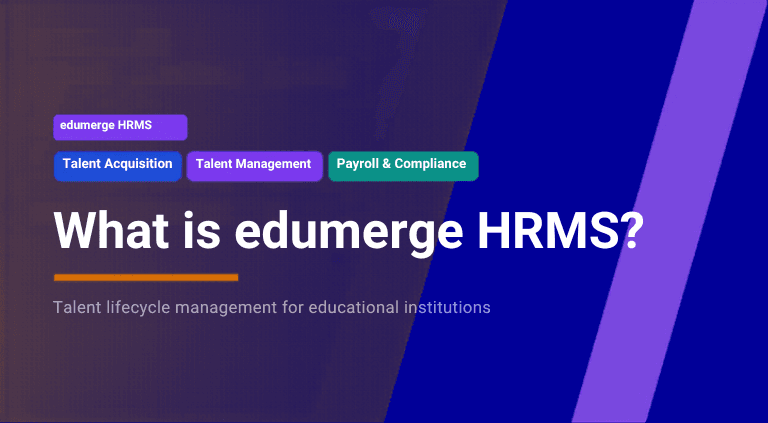 What is edumerge HRMS?
