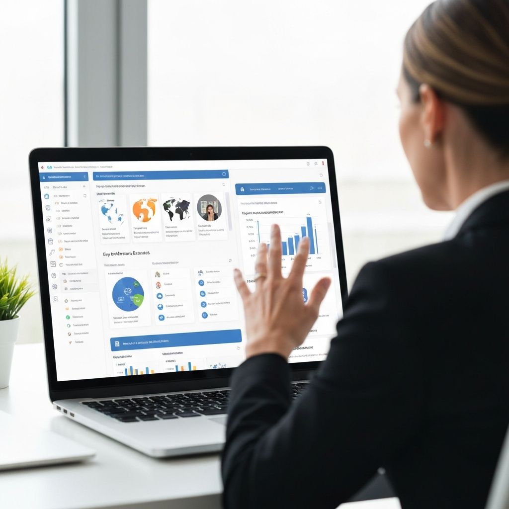 Online ERP demo for educational institution leader