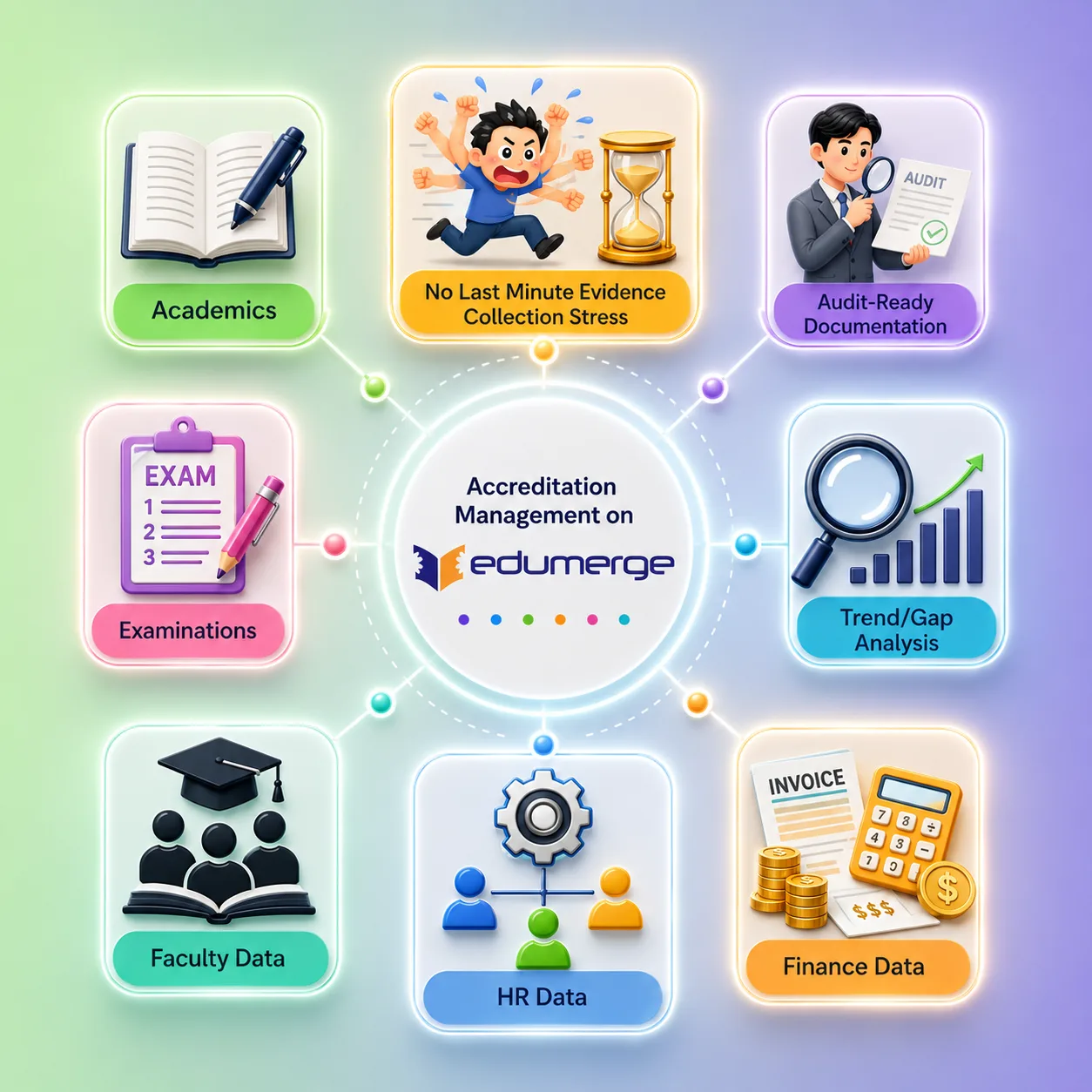 edumerge accreditation integrated with ERP
