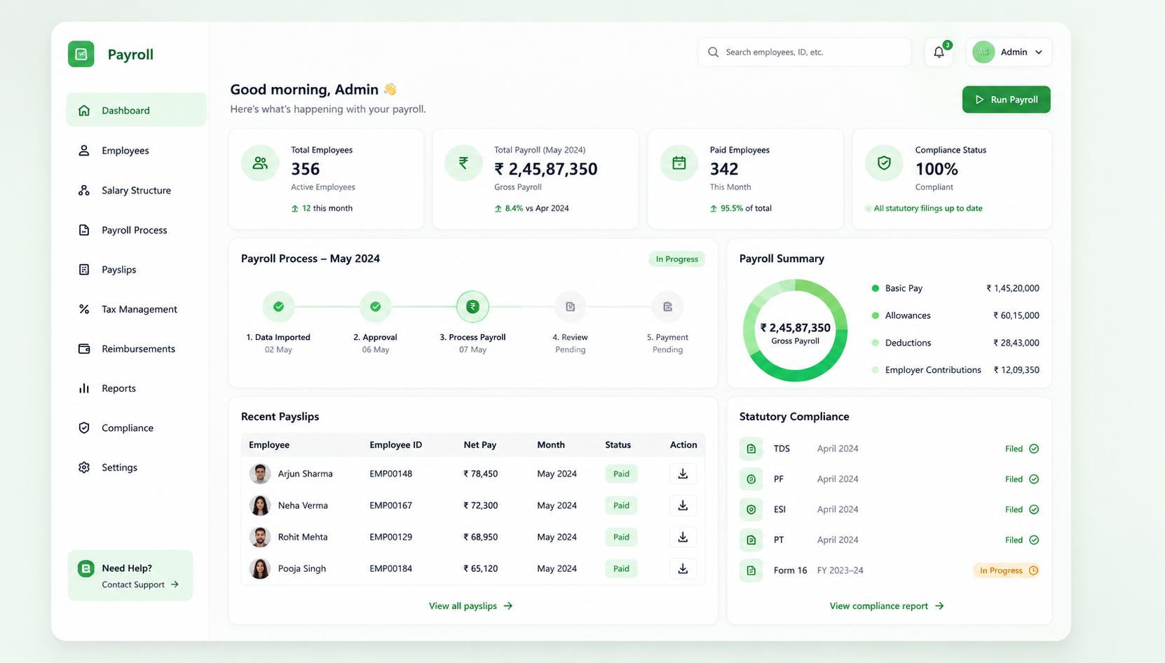 edumerge hrms payroll for seamless disbursement and tracking