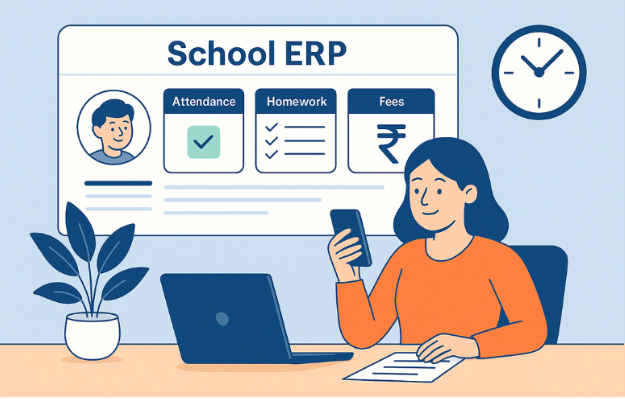 How One School ERP Can Simplify a Parent's Entire Day